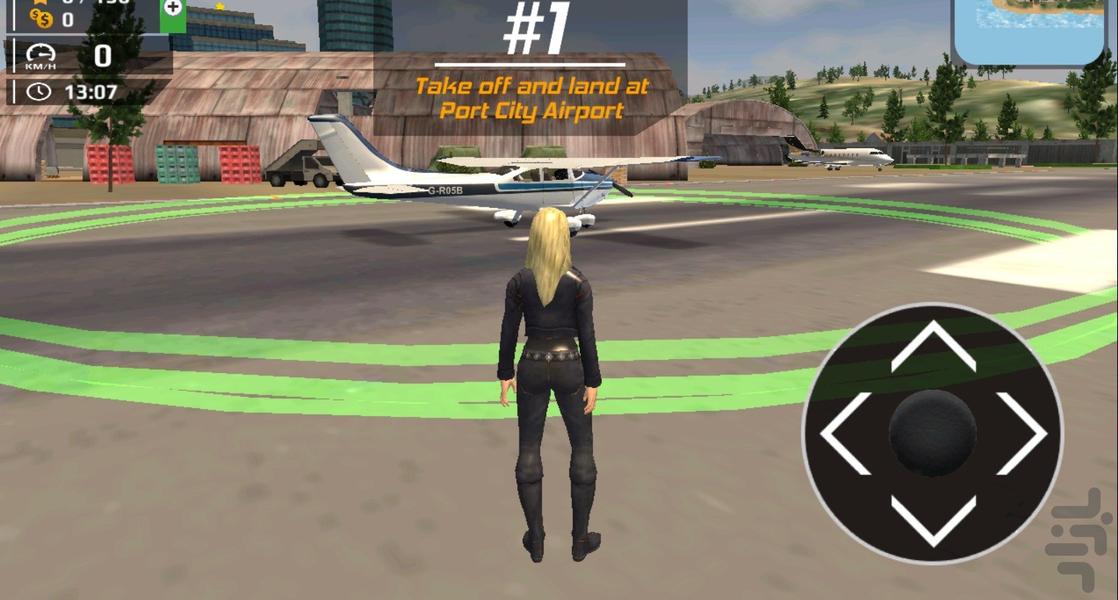 بازی هواپیمایی - Gameplay image of android game