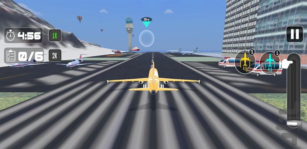 بازی خلبان هواپیما - عکس بازی موبایلی اندروید