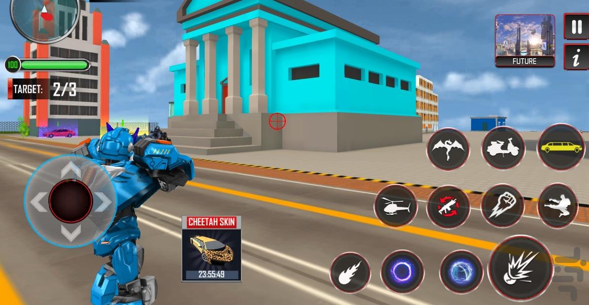 بازی جنگی هجوم ربات ها - Gameplay image of android game