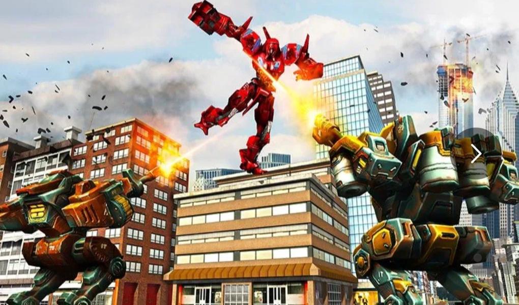 بازی جنگی هجوم ربات ها - Gameplay image of android game