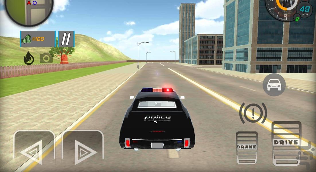 پلیس بازی - Gameplay image of android game