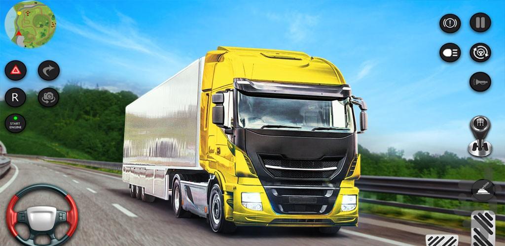 بازی رانندگی با کامیون افرودی - عکس بازی موبایلی اندروید