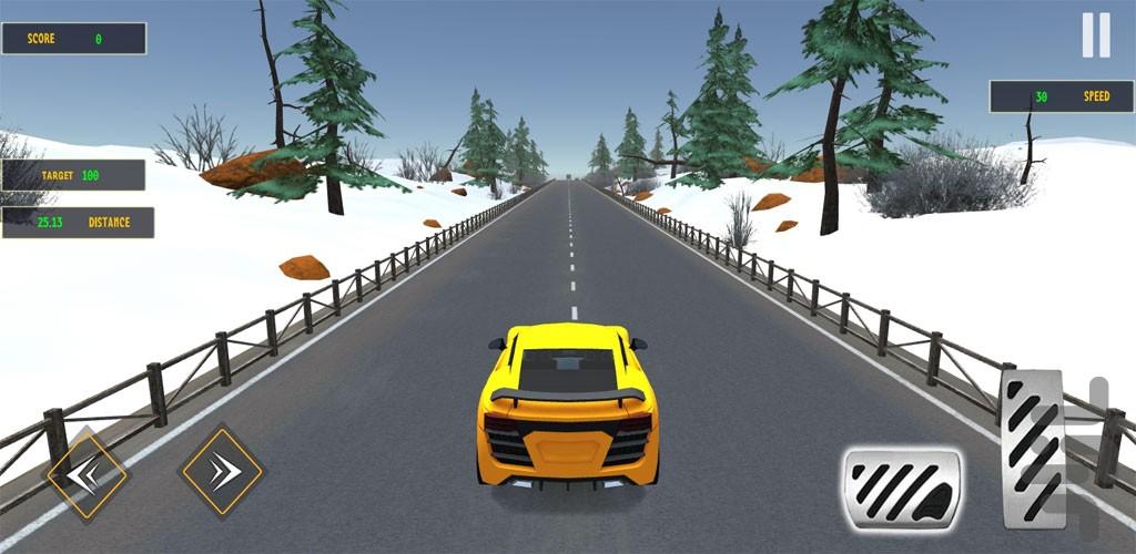 بازی ماشین مسابقه - عکس بازی موبایلی اندروید