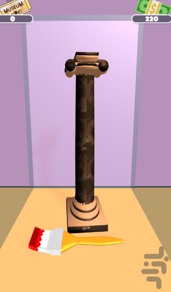 بازی ساخت موزه - Gameplay image of android game