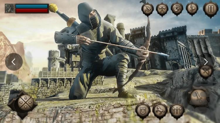بازی نینجا - Gameplay image of android game