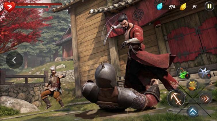 بازی نینجا - Gameplay image of android game