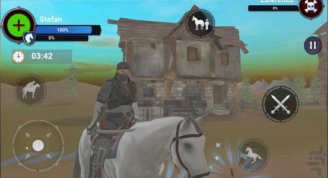بازی نینجا - Gameplay image of android game