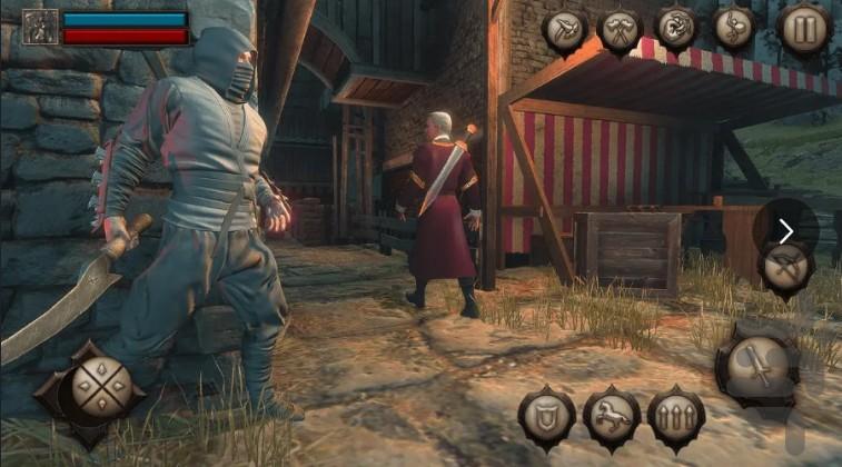 بازی نینجا - Gameplay image of android game