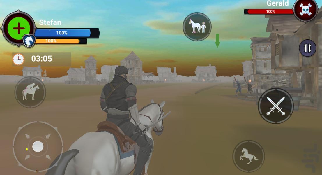 بازی نینجا - Gameplay image of android game