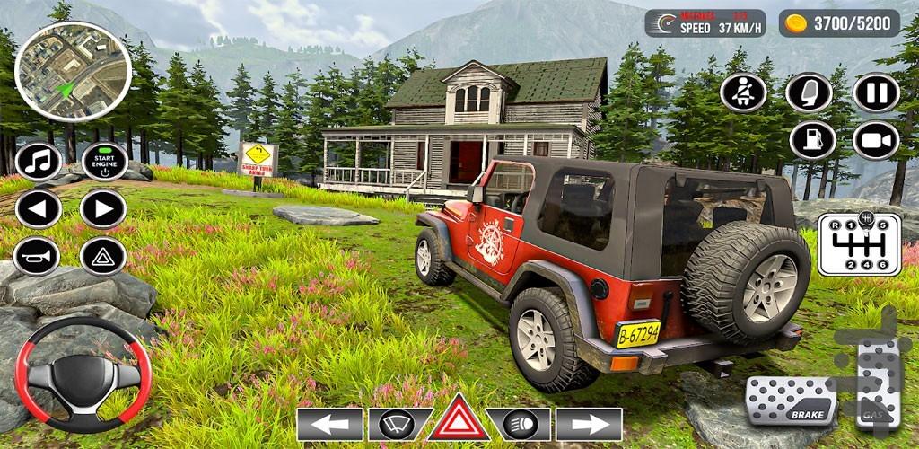 بازی ماشین سواری با لندکروز - عکس بازی موبایلی اندروید