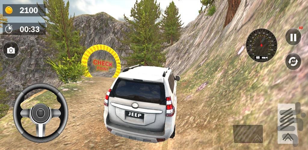 بازی ماشین سواری با لندکروز - عکس بازی موبایلی اندروید
