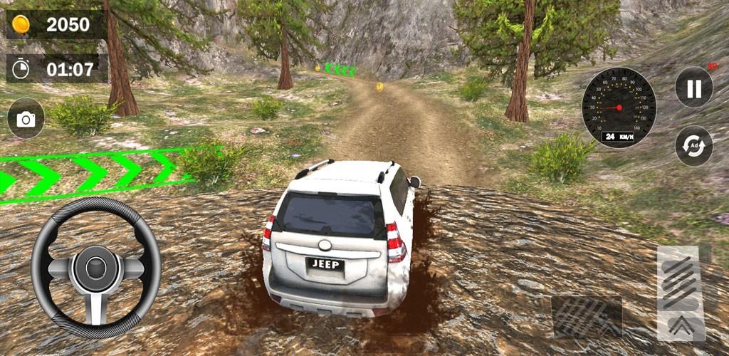 بازی ماشین سواری با لندکروز - عکس بازی موبایلی اندروید