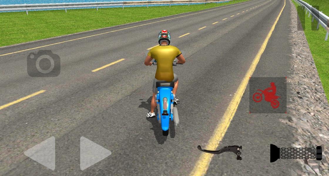 موتور بازی در اتوبان - Gameplay image of android game