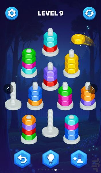 بازی مرتب سازی مهره - Gameplay image of android game