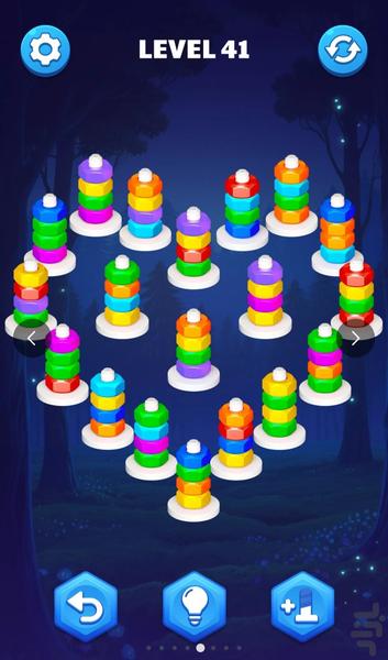 بازی مرتب سازی مهره - Gameplay image of android game