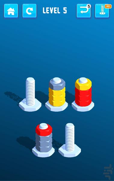 بازی مرتب سازی مهره - Gameplay image of android game
