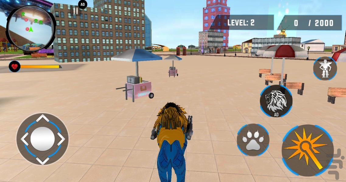 بازی جنگی مورچه رباتی - Gameplay image of android game