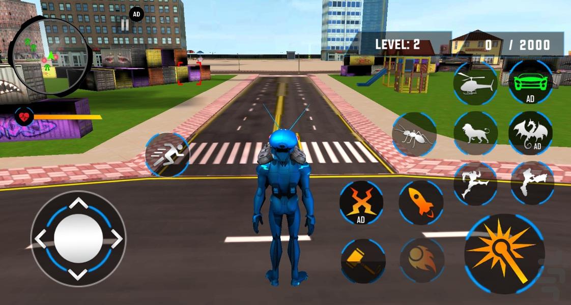 بازی جنگی مورچه رباتی - Gameplay image of android game