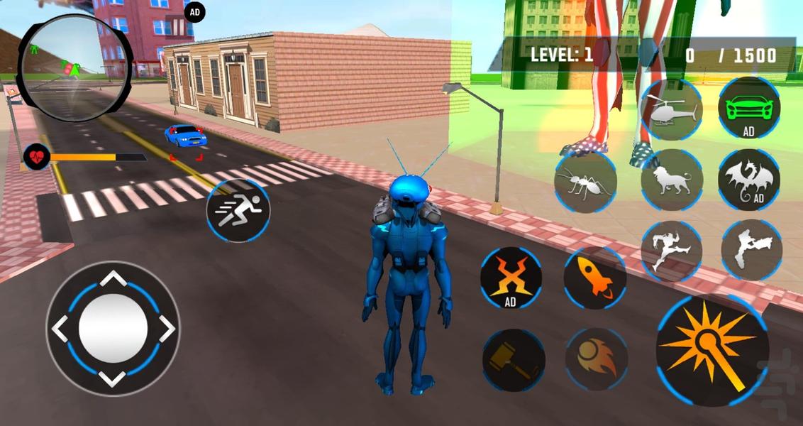 بازی جنگی مورچه رباتی - Gameplay image of android game
