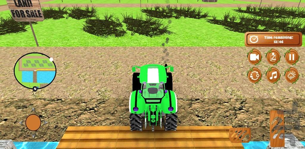 بازی تراکتور سواری جدید - عکس بازی موبایلی اندروید