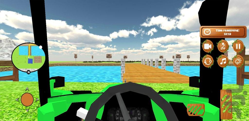 بازی تراکتور سواری جدید - عکس بازی موبایلی اندروید