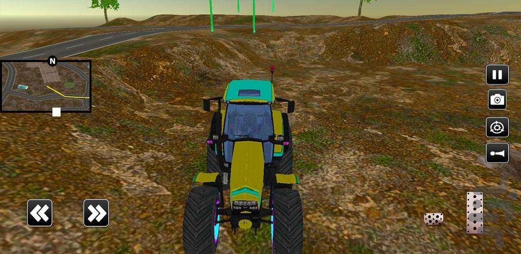 بازی تراکتور در مزرعه - عکس بازی موبایلی اندروید