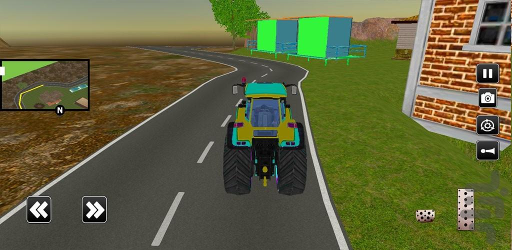 بازی تراکتور در مزرعه - عکس بازی موبایلی اندروید