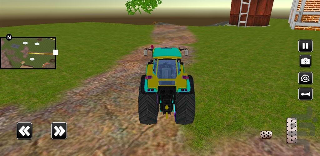 بازی تراکتور در مزرعه - عکس بازی موبایلی اندروید