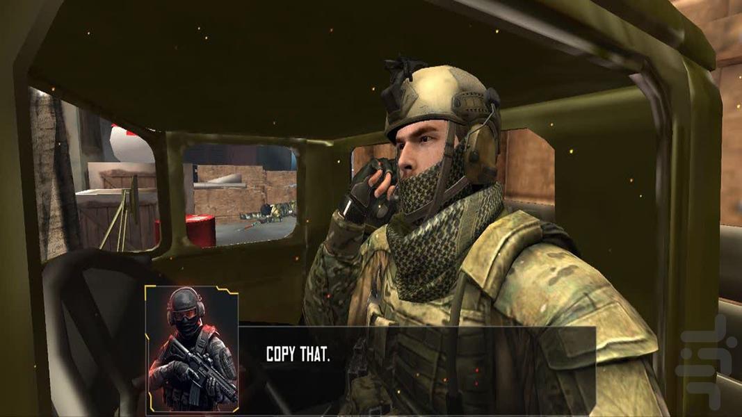 بازی تفنگی نیروی زمینی - Gameplay image of android game