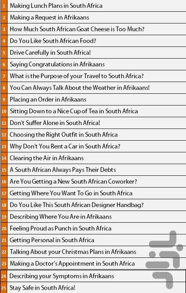 African Practical Conversation - Image screenshot of android app