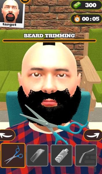 بازی ارایشگاه پسرانه - Gameplay image of android game