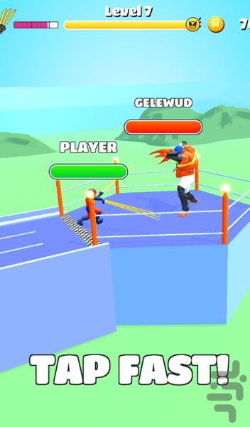 بازی مرد چنگالی - Gameplay image of android game