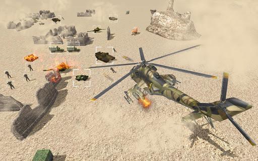 Gunship Helicopter Air Attack - Gameplay image of android game