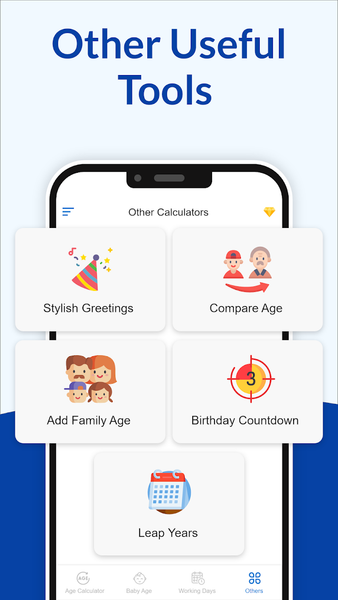 Age Calculator - Date Counter - عکس برنامه موبایلی اندروید