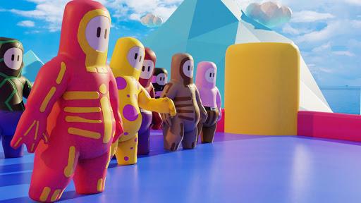 Among Guys: fall racing games. Epic race fun games - عکس بازی موبایلی اندروید