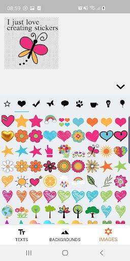 Caloola Sticker maker - Image screenshot of android app
