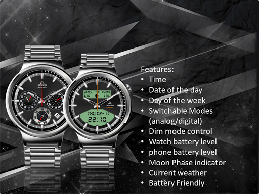 Blade Watch Face - عکس برنامه موبایلی اندروید
