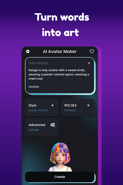 AI Avatar Maker: Create Avatar - عکس برنامه موبایلی اندروید