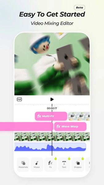 Blurrr-Music Video Editor App - Image screenshot of android app