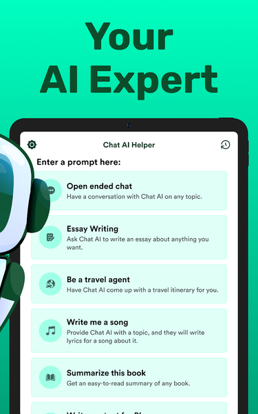 Chat AI Bot App Open Assistant - عکس برنامه موبایلی اندروید