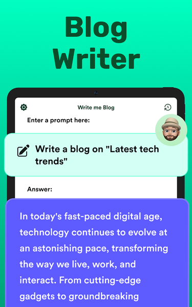 Chat AI Bot App Open Assistant - عکس برنامه موبایلی اندروید