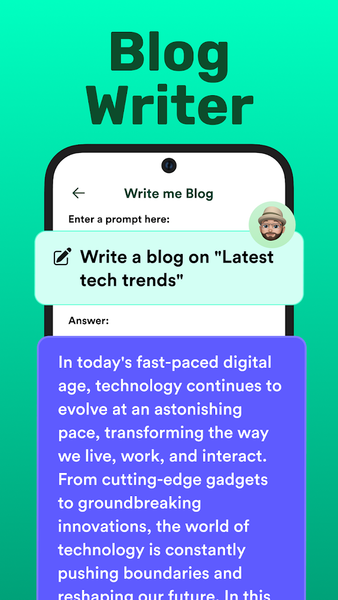 Chat AI Bot App Open Assistant - عکس برنامه موبایلی اندروید