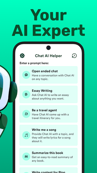 Chat AI Bot App Open Assistant - عکس برنامه موبایلی اندروید