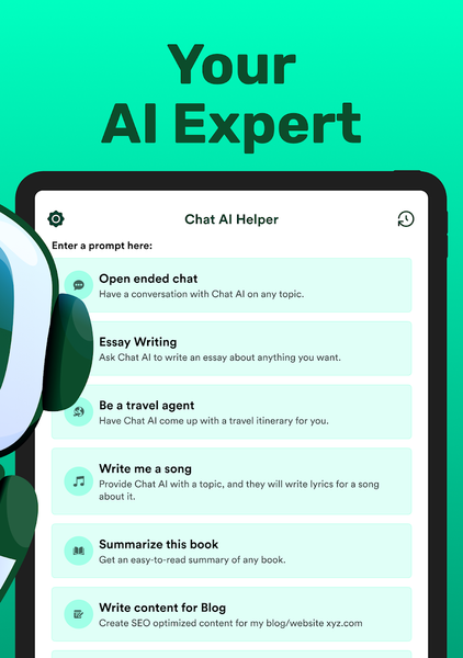 Chat AI Bot App Open Assistant - عکس برنامه موبایلی اندروید