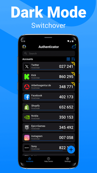 Authenticator App: ۲FA/MFA/OTP - عکس برنامه موبایلی اندروید