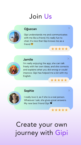 Gipi: Your AI Friend & Tutor - Image screenshot of android app