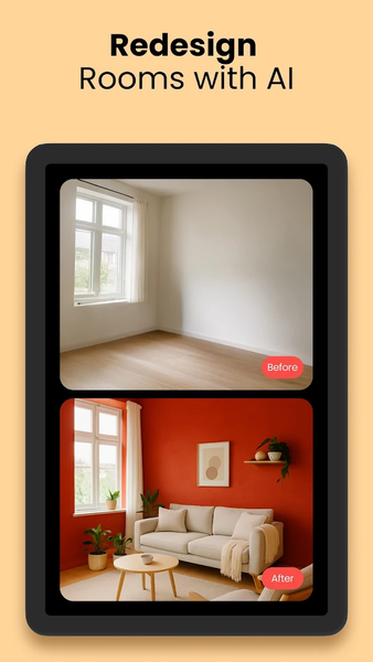 Home Decor Designer: AI Design - عکس برنامه موبایلی اندروید