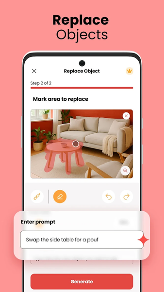 Home Decor Designer: AI Design - عکس برنامه موبایلی اندروید