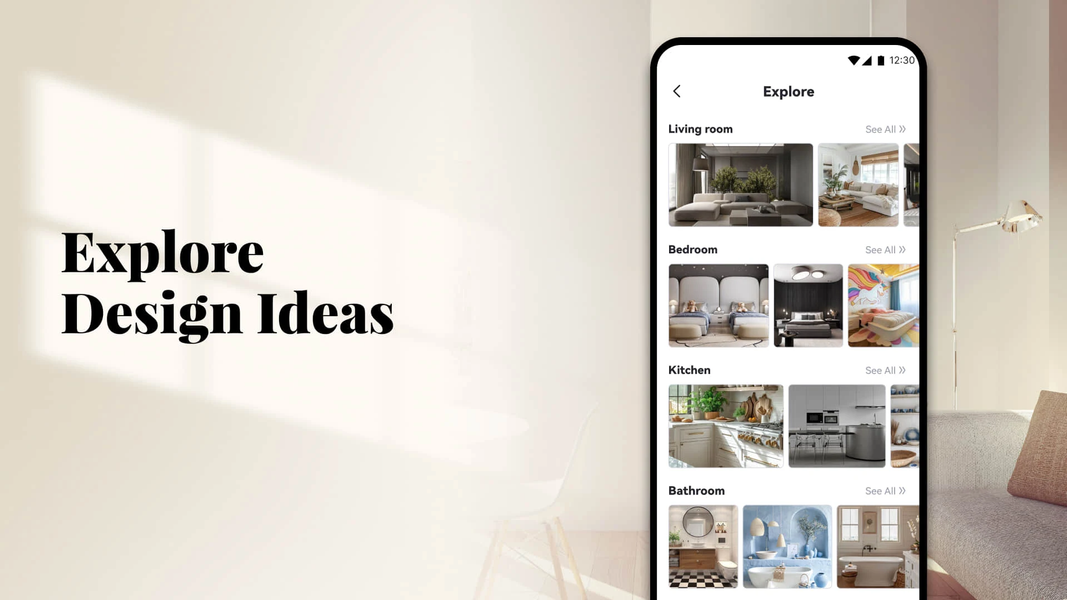 AI Home Design: Interior DecAI - عکس برنامه موبایلی اندروید