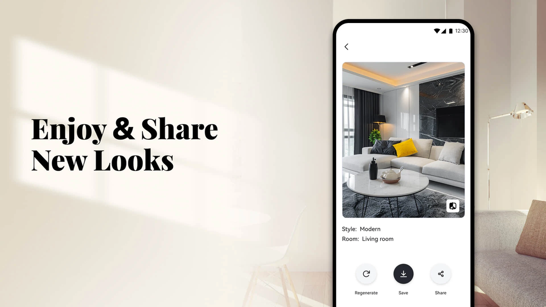 AI Home Design: Interior DecAI - عکس برنامه موبایلی اندروید